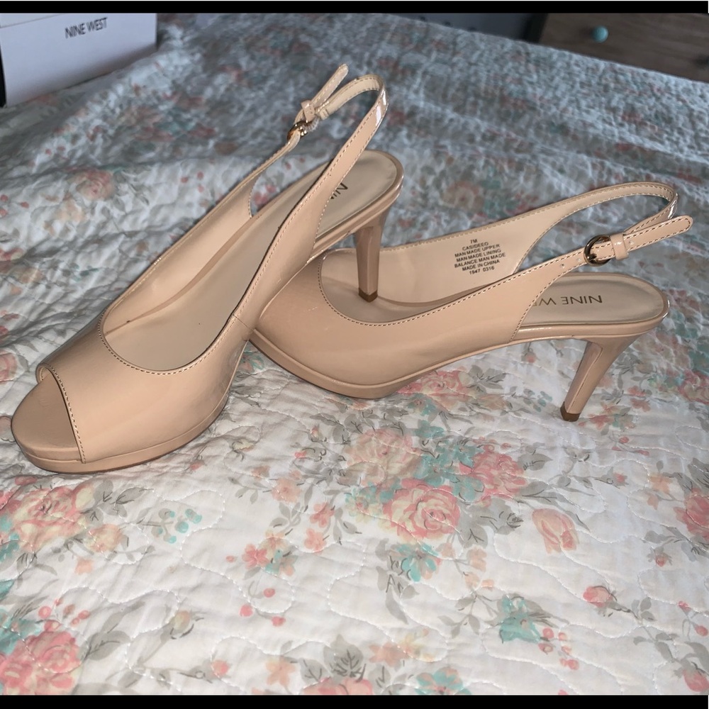 Nine West Slingback heels